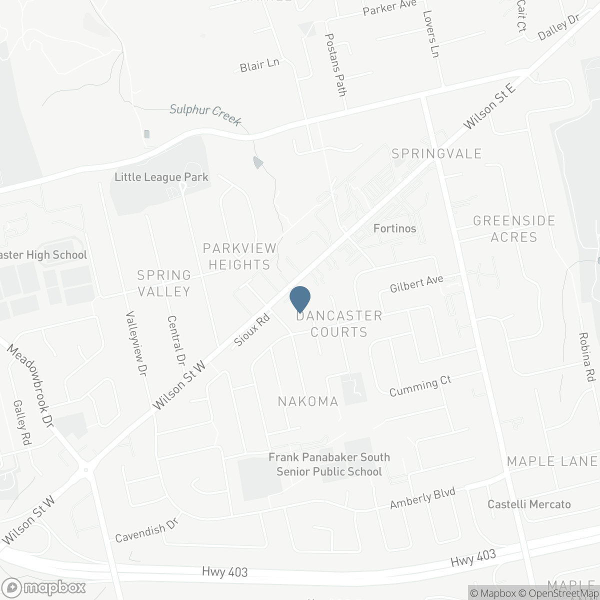 150 WILSON Street W Unit# 116, Ancaster, Ontario L8R 1E2